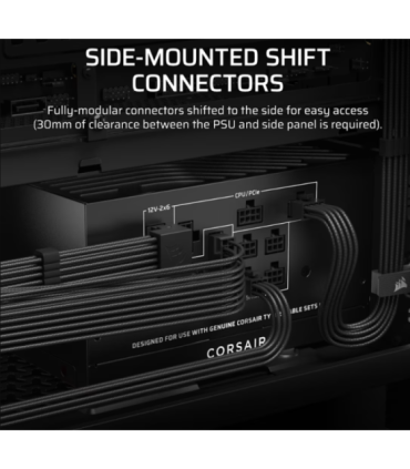 Corsair Fully Modular ATX Power Supply (EU) RM850x SHIFT 850 W Black