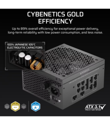 Corsair Fully Modular ATX Power Supply (EU) RM850x SHIFT 850 W Black