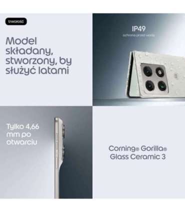 Motorola razr fold 20.6 cm (8.09") Dual SIM Android 16.0 5G USB Type-C 16 GB 512 GB 6000 mAh White