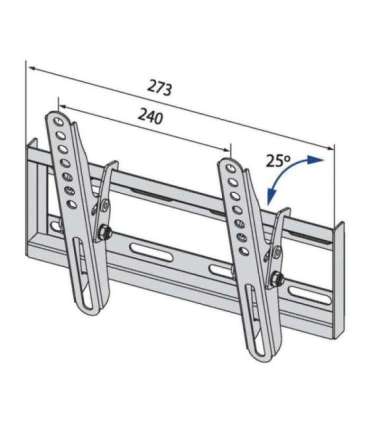 TV wall mount TB-251 up to 42 inches 20kg max VESA 200x200