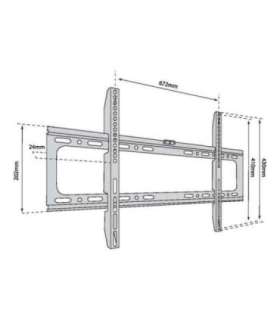 TV wall mount TB-750 up to 80 inches 60kg max VESA 600x400