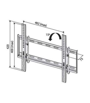 TV wall mount TB-451 up to 65 40kg max VESA 400x400