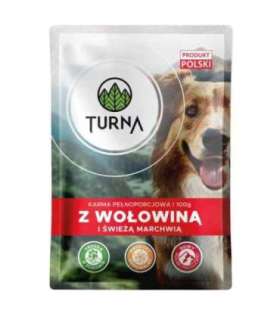 TURNA with beef – wet dog food – 100g