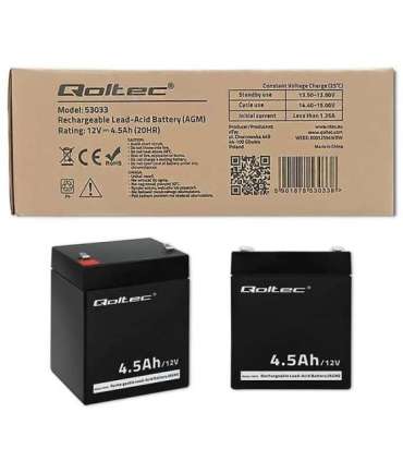 Battery AGM 12V 4.5Ah max.1.35A