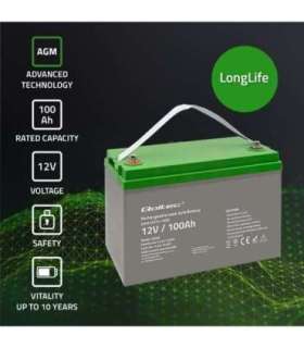 Battery AGM 12V 100Ah max. 30A