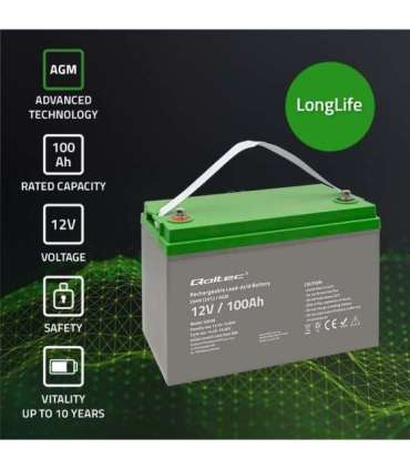 Battery AGM 12V 100Ah max. 30A
