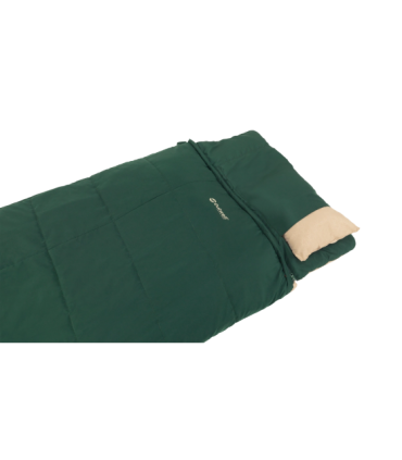 Outwell Contour Prime Green Sleeping Bag - Left zipper