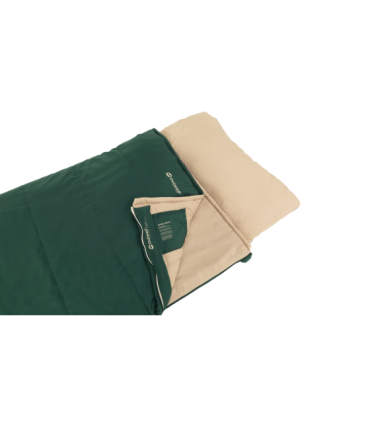 Outwell Contour Prime Green Sleeping Bag - Left zipper