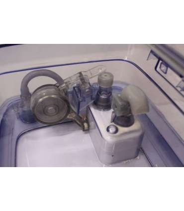 SALE OUT. Ecovacs DEEBOT mini Vacuum cleaner, Robot, Wet&Dry, ZeroTangle Technology, Agile Navigation, White/Blue +