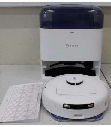 SALE OUT. Ecovacs DEEBOT mini Vacuum cleaner, Robot, Wet&Dry, ZeroTangle Technology, Agile Navigation, White/Blue +