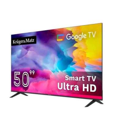 Krüger&Matz KM0250UHD-G 126 cm (50") UHD Smart TV Wi-Fi Black