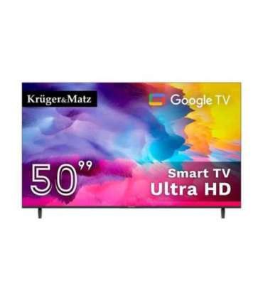 Krüger&Matz KM0250UHD-G 126 cm (50") UHD Smart TV Wi-Fi Black