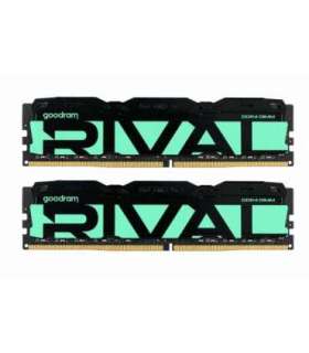 PC memory DDR4 Rival Radiant 16GB (2*8)/3200 CL16 green