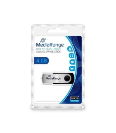 MEMORY DRIVE FLASH USB2 4GB/MR907 MEDIARANGE