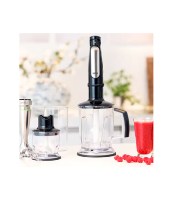 Braun MultiQuick 7 Hand Blender MQ 7045X Hand Blender 1000 W Number of speeds 6 Chopper Black/Stainless