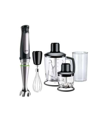 Braun MultiQuick 7 Hand Blender MQ 7045X Hand Blender 1000 W Number of speeds 6 Chopper Black/Stainless