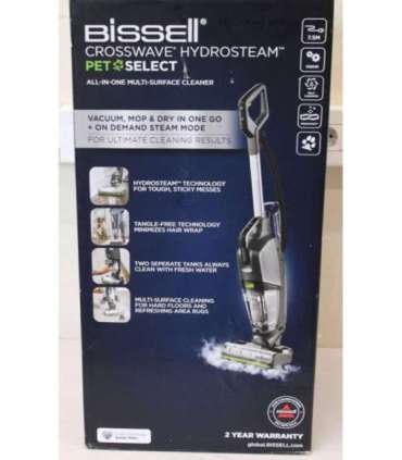 SALE OUT. Bissell All-in one Multi-Surface Cleaner 3527N Crosswave HydroSteam Pet Select Corded operating Washing