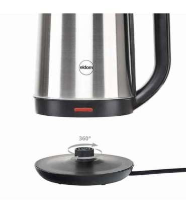 ELDOM CS25 HUMI electric kettle 1.7 L 1800 W Silver