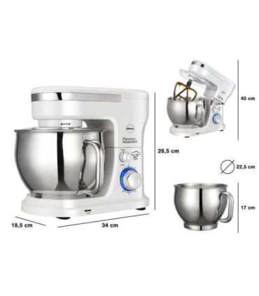 ELDOM WRK1200 mixer Stand mixer 800 W White