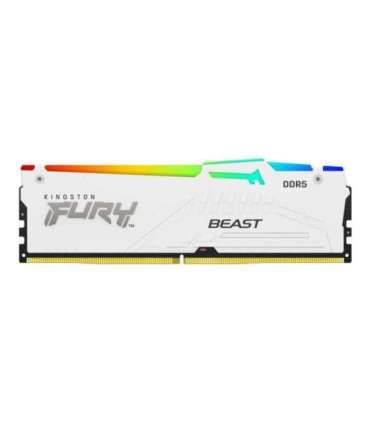 Kingston KF564C32BWEA-16 16GB 6400MT/s DDR5 CL32 DIMM FURY Beast White RGB EXPO Kingston