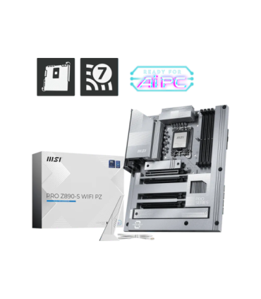 MSI PRO Z890-S WIFI PZ Processor family Intel Processor socket LGA1851 DDR5 Supported hard disk drive interfaces