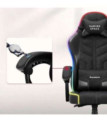 Fotel gamingowy Huzaro Force 2.7 RGB Black