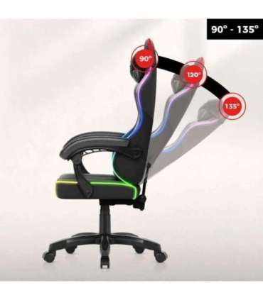 Fotel gamingowy Huzaro Force 2.7 RGB Black