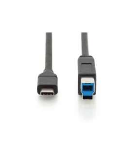 Connection Cable USB 3.1 Gen.2 SuperSpeed + 10Gbps USB Type C / B M / M Power Delivery, black, 1.8m