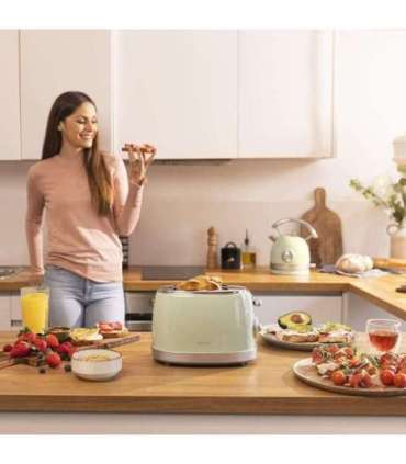 Cecotec Toaster Toast&Taste 800 Vintage Power 850 W Number of slots 2 Housing material Stainless steel Light