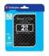 Verbatim 53195 Store "n" Go USB 3.0 Hard Drive, 2 TB, USB 3.2 Gen II, 5400 RPM, Black