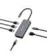 Verbatim 32157 USB-C Essentials Multiport Hub, HDMI 2160p, USB-C PD, 3x USB-A 3.2 Gen 1, RJ-45, Grey