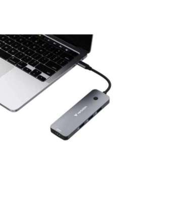 Verbatim 32151 CMH-08 Pro USB-C Multiport Hub, 8-port, HDMI, USB 3.2 Gen 1, MicroSD, SD, Silver