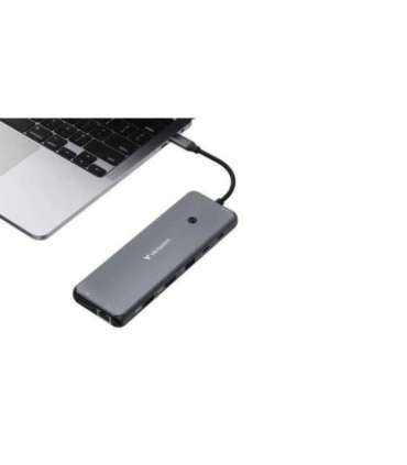 Verbatim 32153 CMH-13 USB-C Multiport Hub, 3.5mm, DisplayPort, HDMI, RJ-45, USB 2.0, USB 3.2 Gen 1