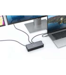 Verbatim 32171 CDS-15 USB-C Pro Docking Station, USB 3.2 Gen 1, USB-C 100 W, 3.5 mm, Silver