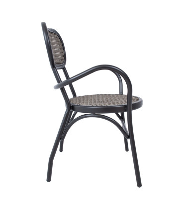 Tool BOLGHERI must 56x62xH83cm, alumiiniumraam, plastikpunutis