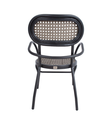 Tool BOLGHERI must 56x62xH83cm, alumiiniumraam, plastikpunutis