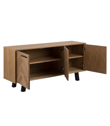 Kummut BRIGHTON, 150x40xH71cm, kalasaba tamm