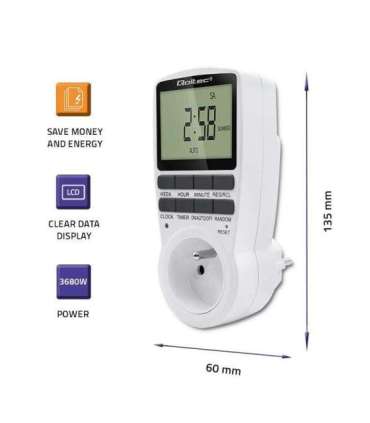 Electronic timer PC0628 with LCD