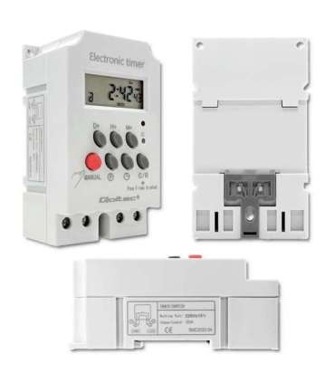 Electronic timer PC0629, DIN rail