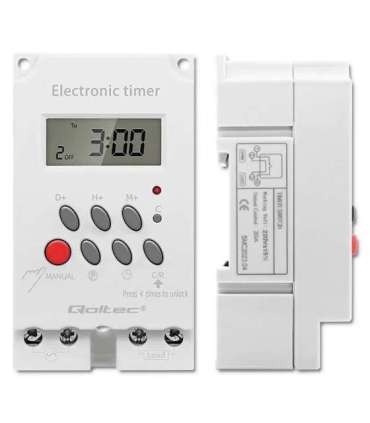 Electronic timer PC0629, DIN rail