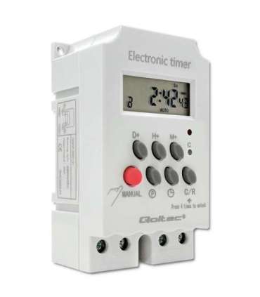 Electronic timer PC0629, DIN rail