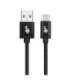 USB - USB C 3 m. cable tape black