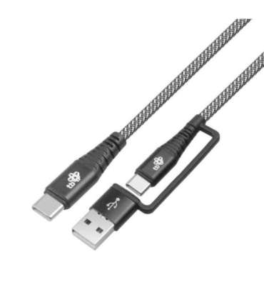 USB A/C - USB C Cable 1,2 m black