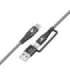 USB A/C - USB C Cable 1,2 m black