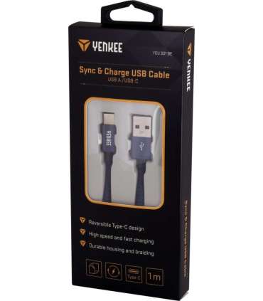 Cable USB A-USB C 1m