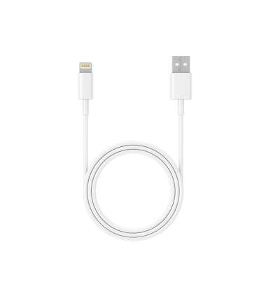 Cable USB 2.0 iPhone AM-lightning 1m white
