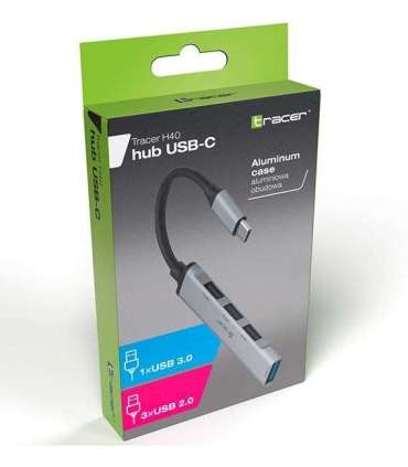 HUB USB 3.0 H40 4 ports, USB-C