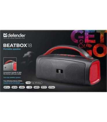BLUETOOTH SPEAKER BEATBOX 18 20W