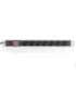 Power strip PDU 19 inches, 1U, 7 sockets, power: 16A, 4000W, aluminum, switch, 2m