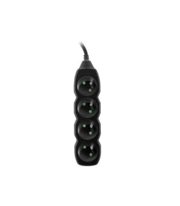 Power strip Power Watch 3m black (4 sockets)